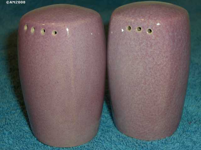 Tall Plainsman shakers glazed redbud